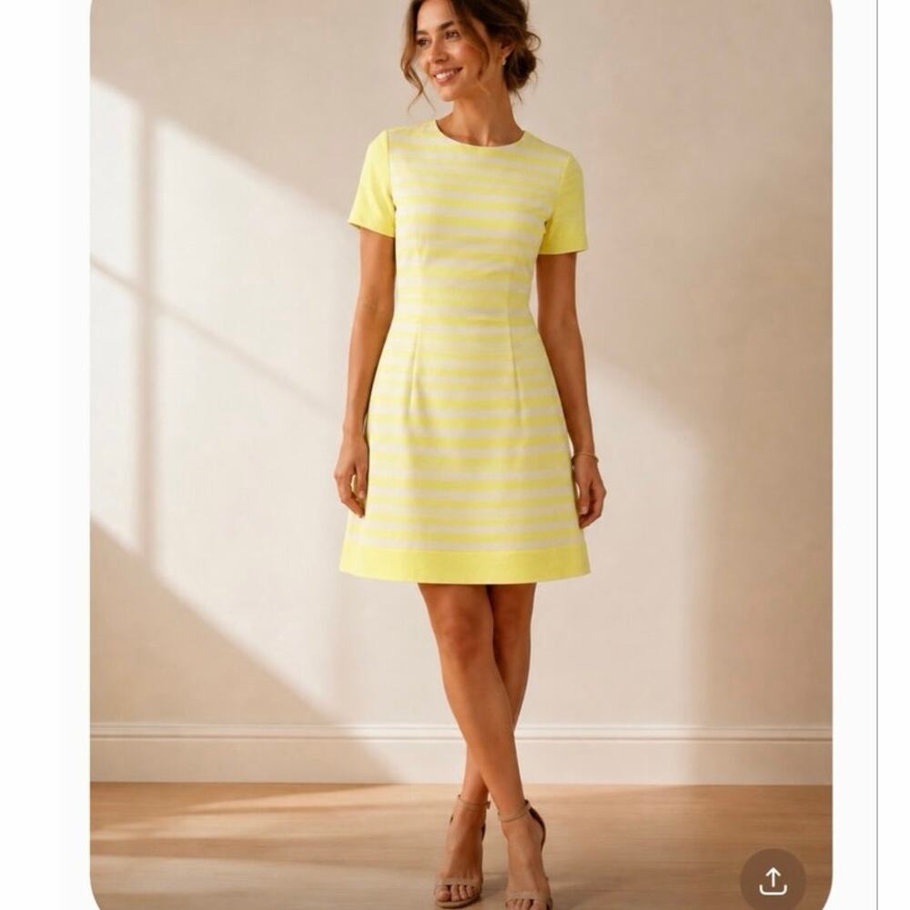 Alexis Bright Yellow A-line Dress